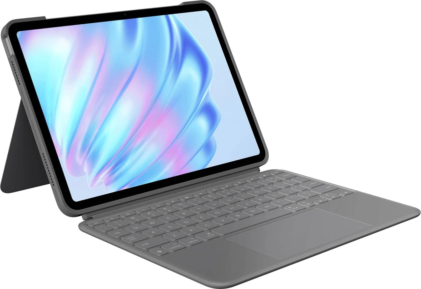 Logitech Combo Touch for iPad Air 11-inch Keyboard Case - Oxford Gray by Logitech - Refurbished - Very Good condition - US$201.49