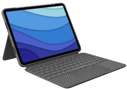 Logitech Combo Touch for iPad Pro 12.9" - Oxford Gray - Very Good by Logitech - Refurbished - Very Good condition - US$150.99