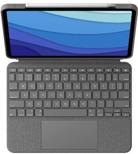 Logitech Combo Touch for iPad Pro 12.9" - Oxford Gray - Very Good by Logitech - Image 2