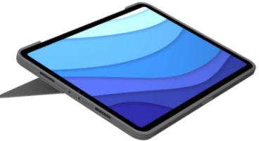 Logitech Combo Touch for iPad Pro 12.9" - Oxford Gray - Very Good by Logitech - Image 4