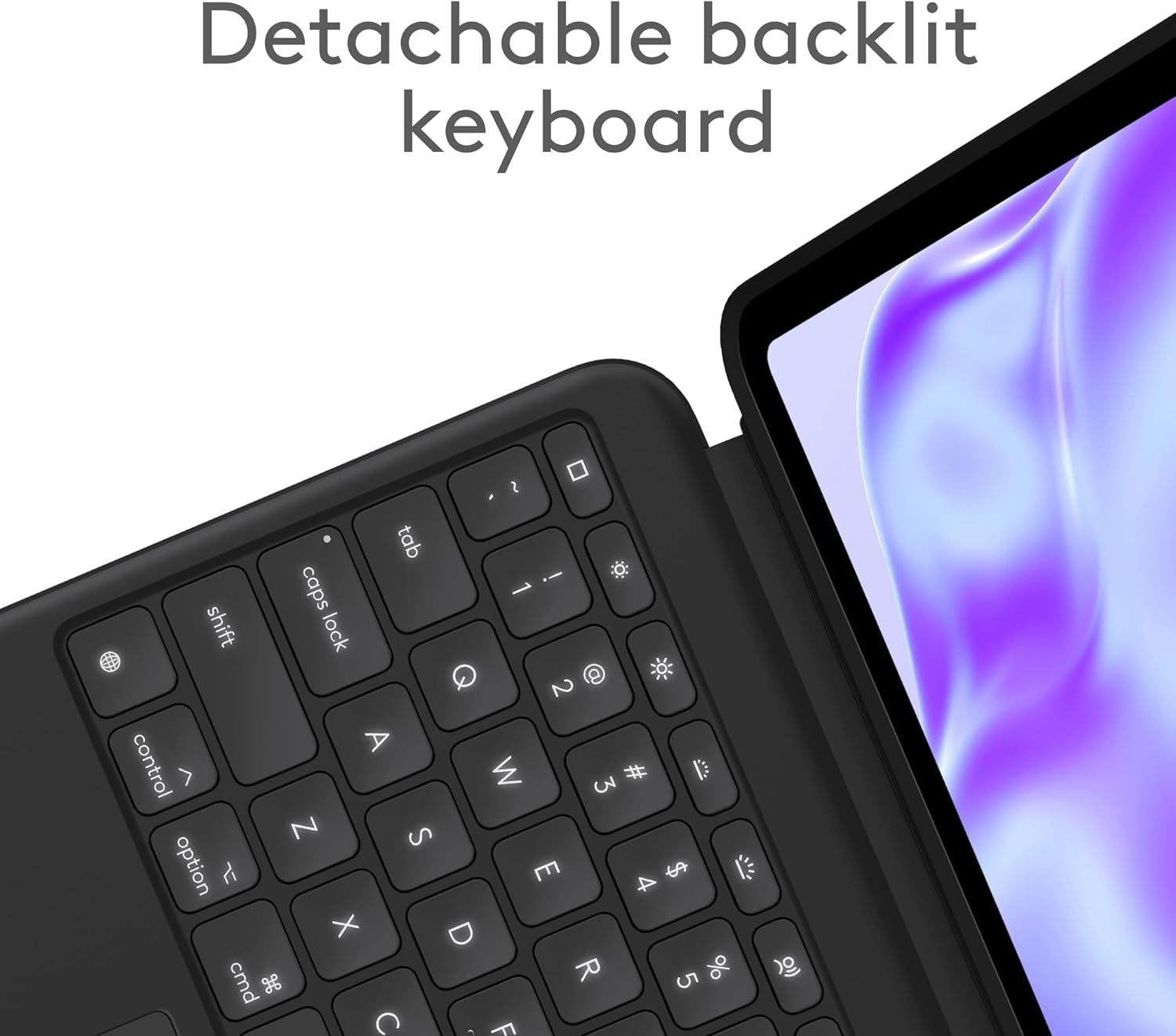 Logitech Combo Touch iPad Pro 13-inch (M4)(2024) Keyboard Case - Graphite by Logitech - Image 2
