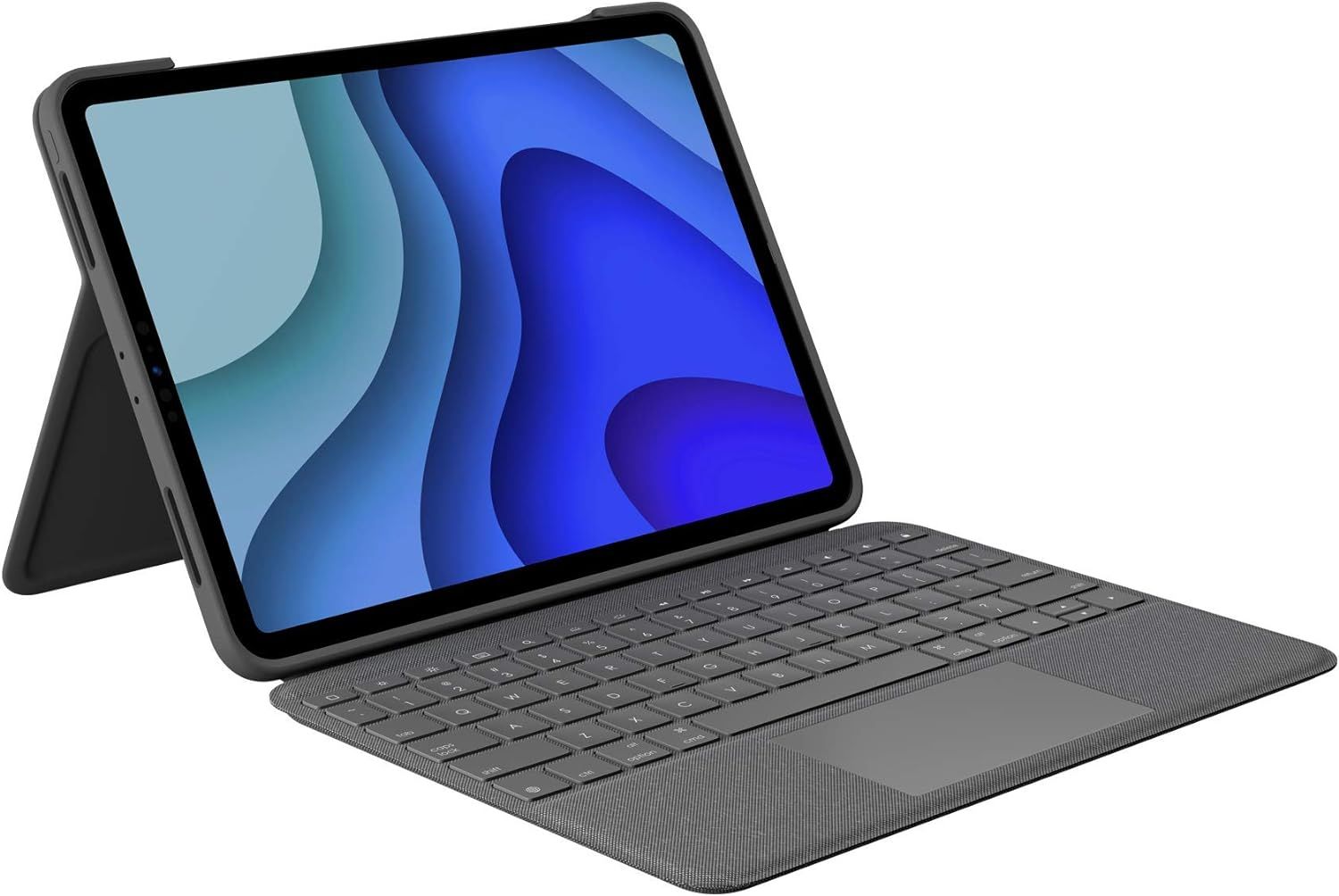 Logitech Folio Keyboard Case Trackpad Smart iPad Pro 11 - Oxford Gray by Logitech - Refurbished - Very Good condition - US$106.94