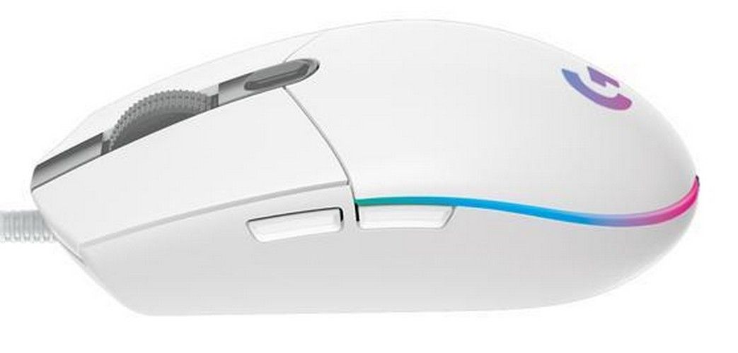 Logitech G203 Lightsync Optical Gaming Mouse - White by Logitech - Refurbished - Very Good condition - Image 2