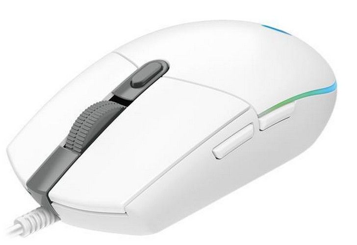 Logitech G203 Lightsync Optical Gaming Mouse - White by Logitech - Refurbished - Very Good condition - Image 3