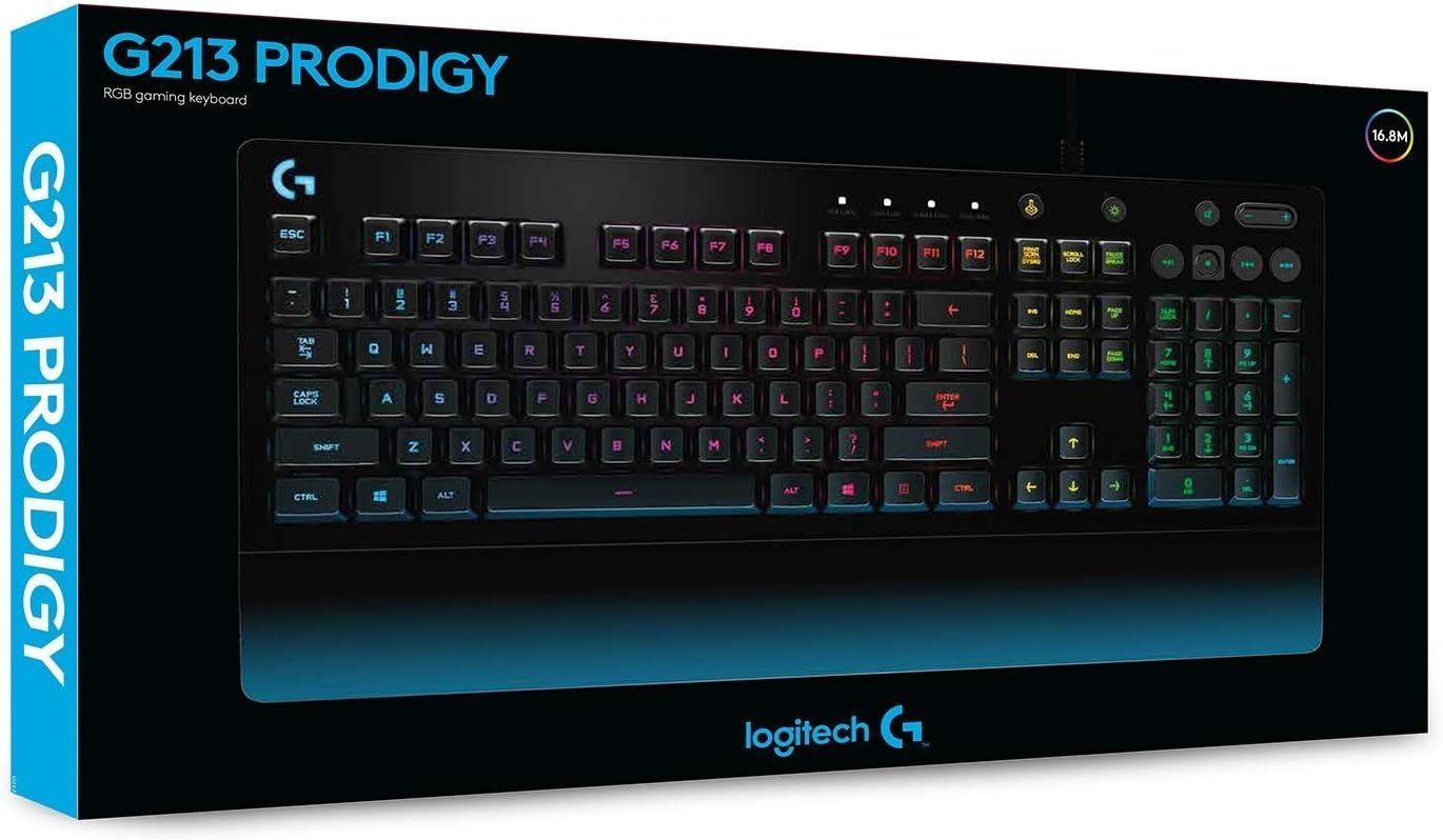 Logitech G213 Prodigy RGB Wired Gaming Keyboard - Black by Logitech - Image 3