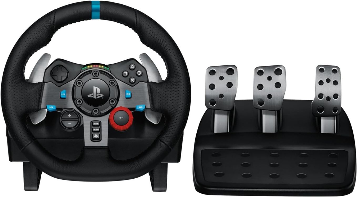 Logitech G29 Driving Force Racing Wheel and Floor Pedals - Black by Logitech - Refurbished - Very Good condition - US$403.99