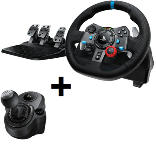 Logitech G29 Driving Force Steering Wheel with Shifter for PS4 | PS3 | PC - Black by Logitech - Refurbished - Very Good condition - US$480.99
