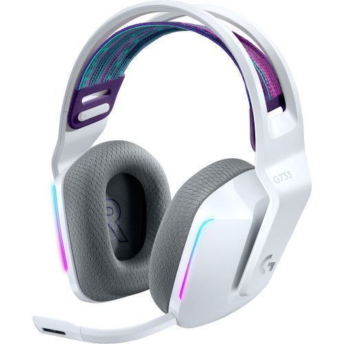 Logitech G733 Lightspeed Wireless RGB Gaming Headset - White by Logitech - Refurbished - Very Good condition - US$145.99