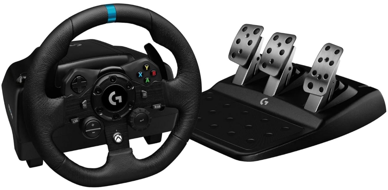 Logitech G923 TRUEFORCE Sim Racing Wheel - Black by Logitech - Refurbished - Very Good condition - US$334.98