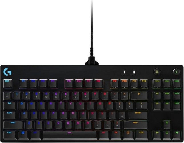 Logitech G Pro Mechanical Keyboard (GX Blues) - Black by Logitech - Refurbished - Very Good condition - US$150.99