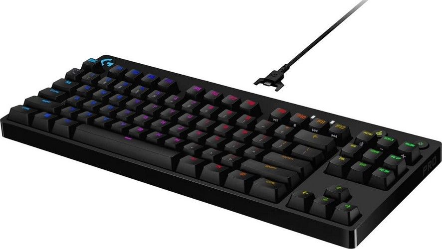 Logitech G Pro Mechanical Keyboard (GX Blues) - Black by Logitech - Image 2