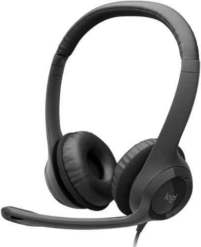 Logitech H390 USB Headset - Graphite by Logitech - Refurbished - Brand New condition - CA$80.49