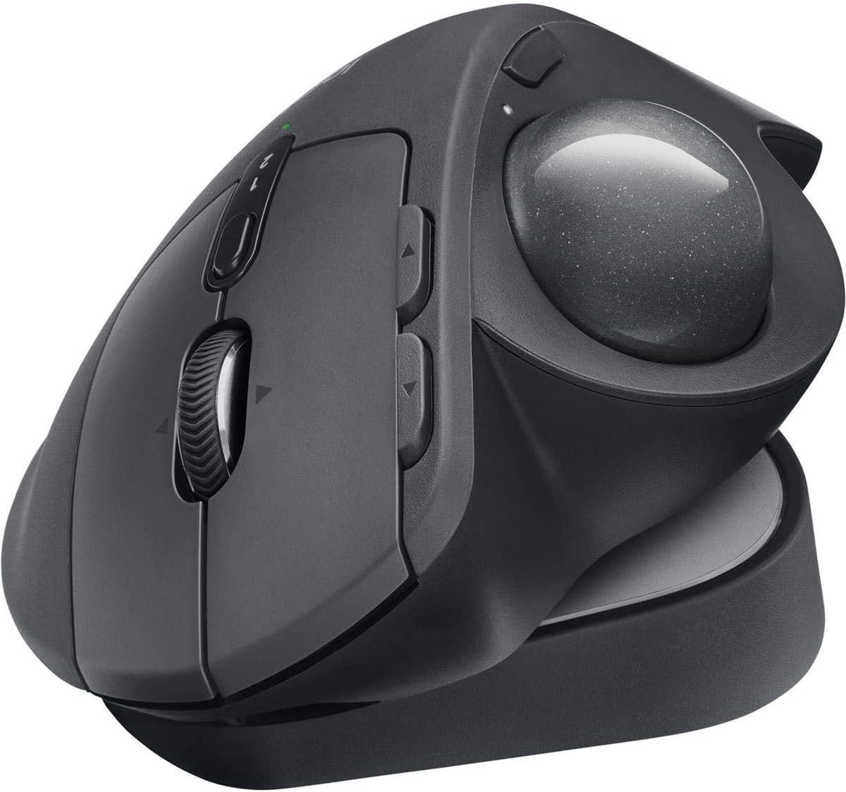 Logitech for Creators Logitech MX Ergo Plus Wireless Trackball Mouse - Black by Logitech for Creators - Refurbished - Very Good condition - US$89.49
