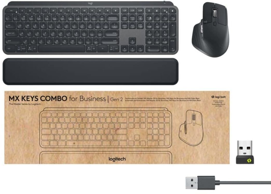 Logitech MX Keys Combo for Business Gen 2 - Black by Logitech - Refurbished - Very Good condition - Image 2