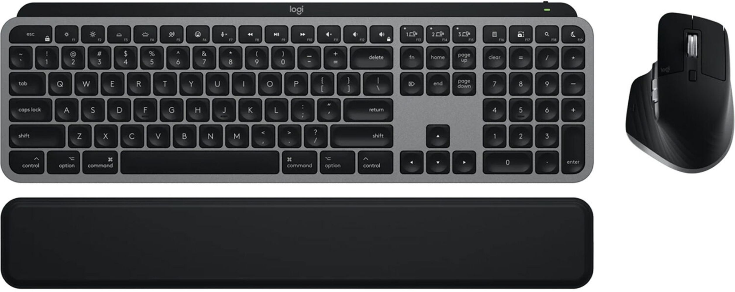 Logitech Logitech MX Keys S Wireless Keyboard & Mouse Combo for Mac - Space Gray by Logitech - Refurbished - Very Good condition - US$222.49