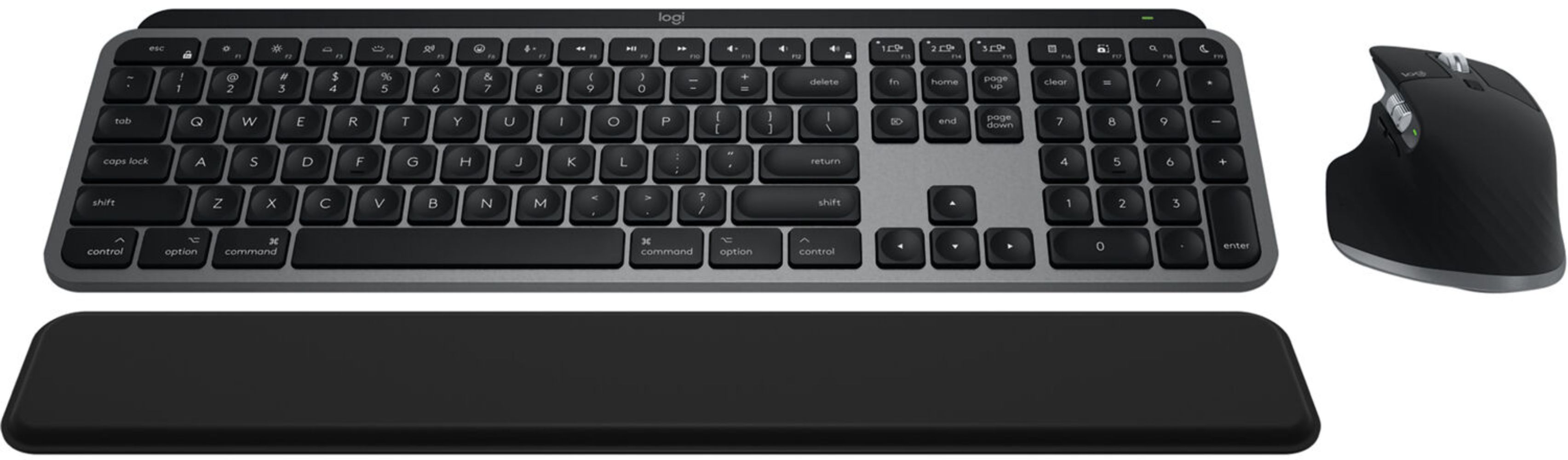 Logitech Logitech MX Keys S Wireless Keyboard & Mouse Combo for Mac - Space Gray by Logitech - Image 2