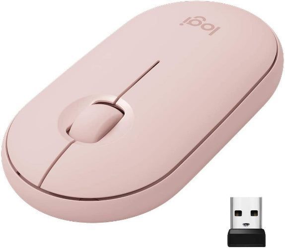 Logitech Pebble M350 Wireless Mouse - Rose by Logitech - Refurbished - Like New condition - US$45.99