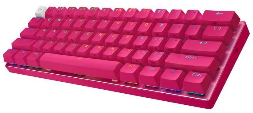 Logitech PRO X 60 Lightspeed Wireless Gaming Keyboard - Magenta (Tactile) by Logitech - Image 2