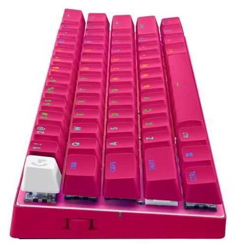 Logitech PRO X 60 Lightspeed Wireless Gaming Keyboard - Magenta (Tactile) by Logitech - Image 4