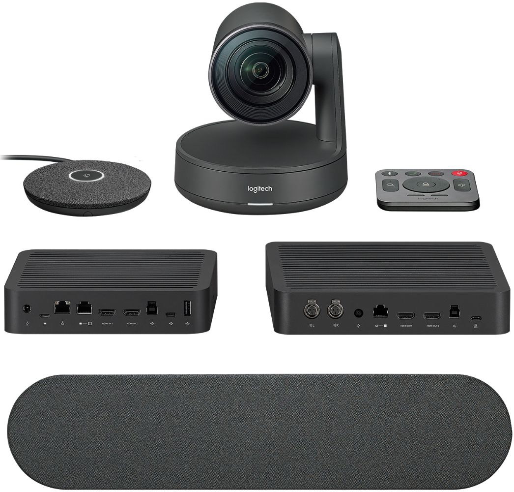 Logitech Rally Plus System Video Conferencing Camera System - Black by Logitech - Refurbished - Like New condition - CA$1157.99