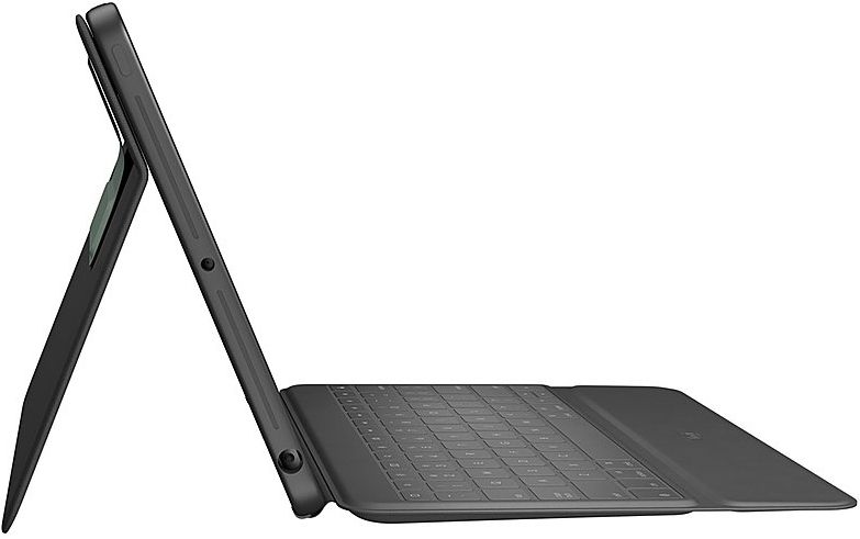 Logitech Rugged Folio Keyboard Case for iPad 10.2" (7th | 8th | 9th Gen) - Graphite by Logitech - Image 2
