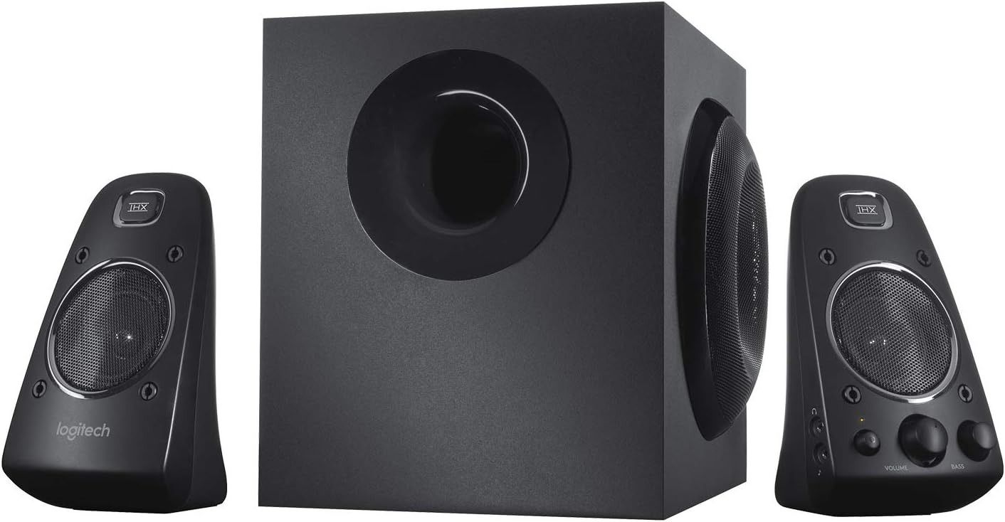 Logitech Z623 400 Watt 2.1 Home Speaker System - Black by Logitech for Creators - Image 2