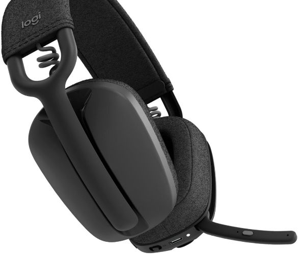 Logitech Zone Vibe 100 Wireless Over The Ear Headphones - Graphite by Logitech - Refurbished - Very Good condition - Image 3
