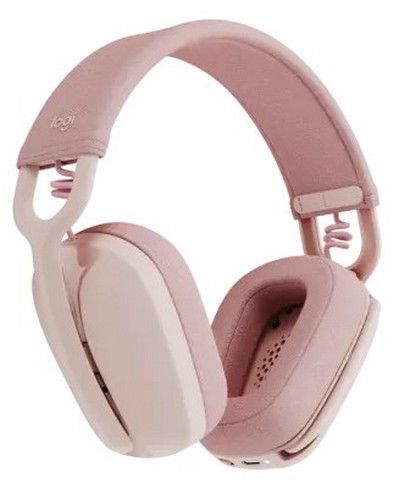 Logitech Zone Vibe 100 Wireless Over The Ear Headphones - Pink by Logitech - Refurbished - Very Good condition - Image 2