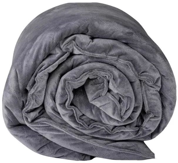 London Fog Oversized Weighted Blanket (60in x 70in) - Grey by London Fog - Refurbished - Brand New condition - US$61.48