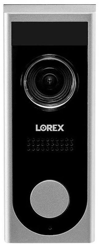 Lorex LNWDB1 1080p High-Definition Wi-Fi Video Doorbell - Silver/Black by Lorex - Refurbished - Good condition - US$55.49