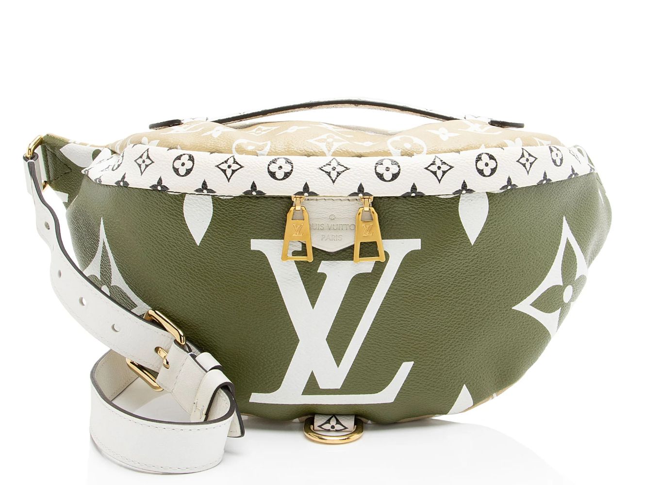 Louis Vuitton Giant Monogram Canvas Bumbag - Coated Canvas - Green by Louis Vuitton - Refurbished - Very Good condition - US$2198.99