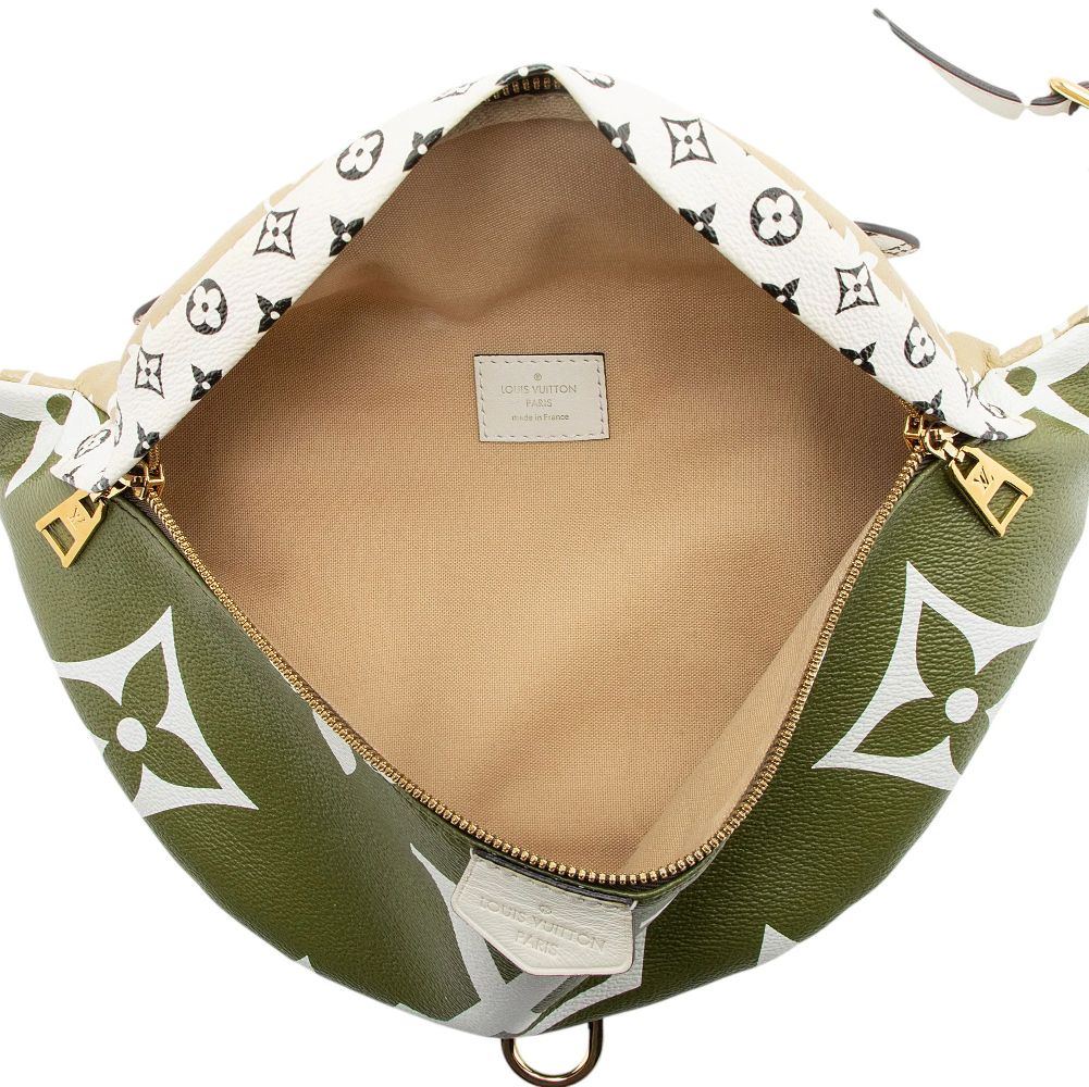 Louis Vuitton Giant Monogram Canvas Bumbag - Coated Canvas - Green by Louis Vuitton - Image 7
