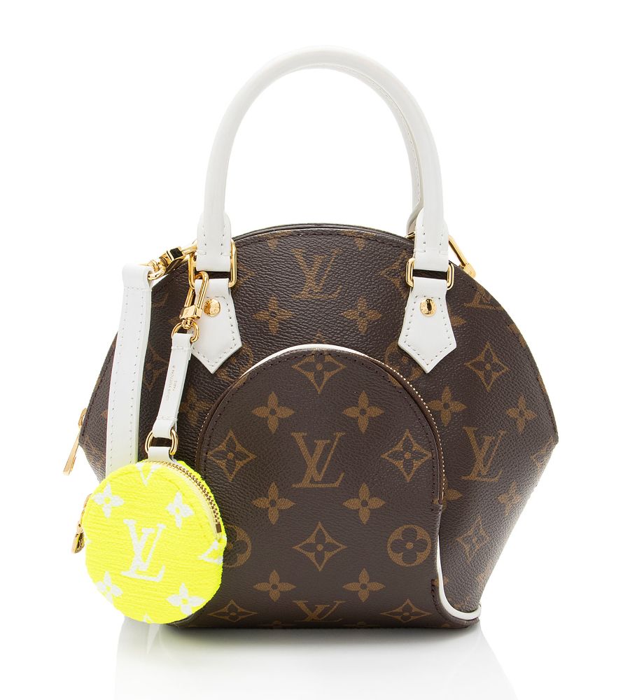 Louis Vuitton Monogram Canvas LV Match Ellipse BB Satchel - Leather - Brown/White by Louis Vuitton - Refurbished - Very Good condition - US$1948.99