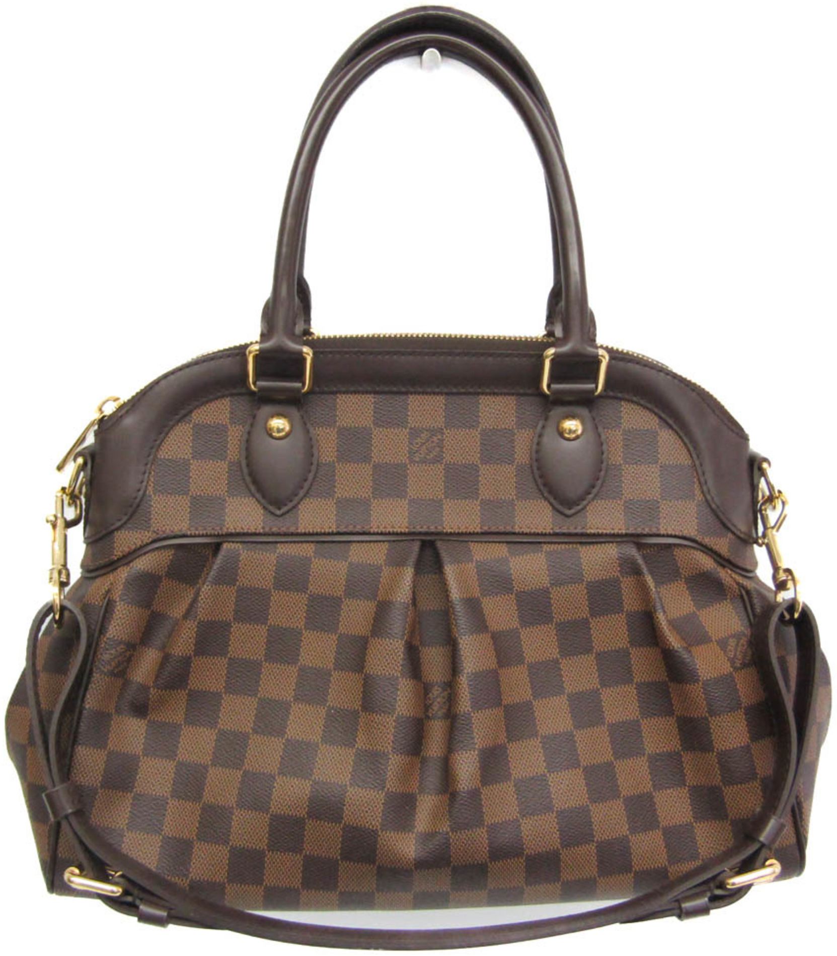 Louis Vuitton Trevi Damier Canvas Handbag Shoulder Bag - Canvas - Ebene by Louis Vuitton - Refurbished - Very Good condition - US$1515.99