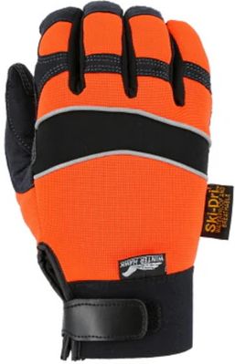 Majestic Winter Hawk ArmorSkin Insulated Mechanics Work Gloves (L) - Orange by Majestic - Image 2