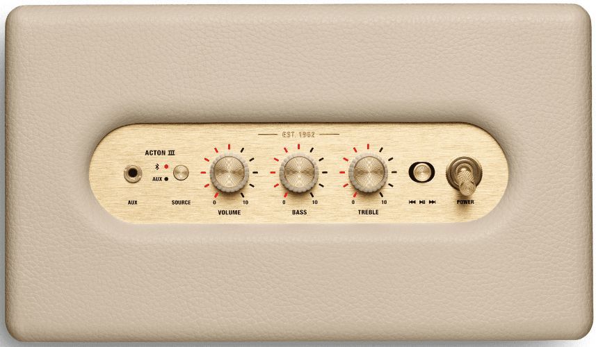 Marshall Acton III Bluetooth Speaker - Cream by Marshall - Image 4