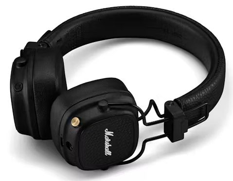 Marshall Major V Wireless On-Ear Headphones - Black by Marshall - Image 3