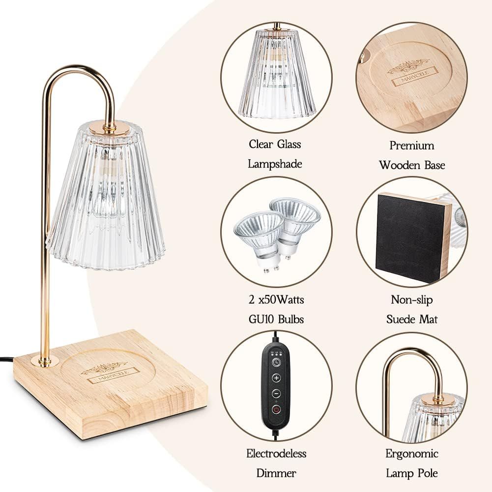 Marycele Candle Warmer Lamp B0BWJRJYS7 - Clear by Marycele - Image 2