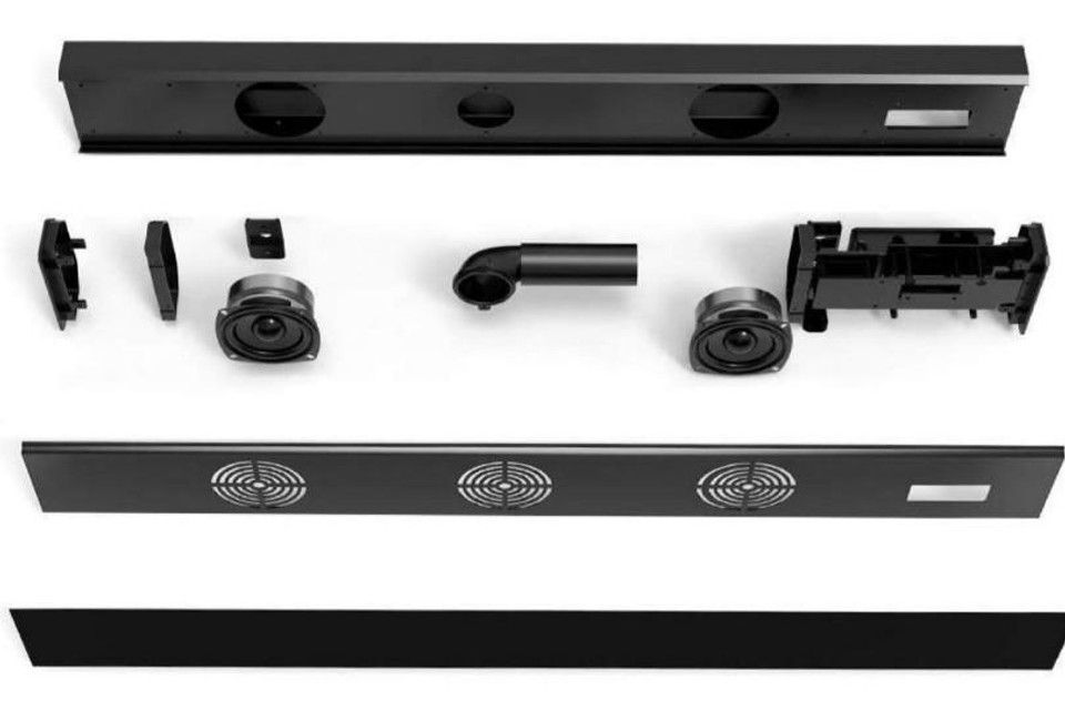 MEIDONG 2.0 Bluetooth Mighty Rock Mounting Speaker Soundbar (KY-2018) - Black by MEIDONG - Refurbished - Very Good condition - Image 2