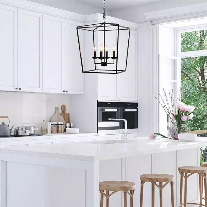 Member's Mark Blair 4-Light Pendant (16" x 16" x 55") - Dark Bronze by Member's Mark - Image 3