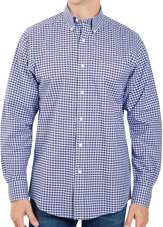 Member's Mark Men's Stretch Oxford Long Sleeve Shirt (Medium) - Blue by Member's Mark - Refurbished - Brand New condition - US$25.98