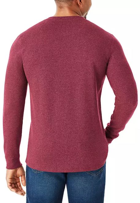Member's Mark Thermal Henley - M - Port Heather by Member's Mark - Image 3