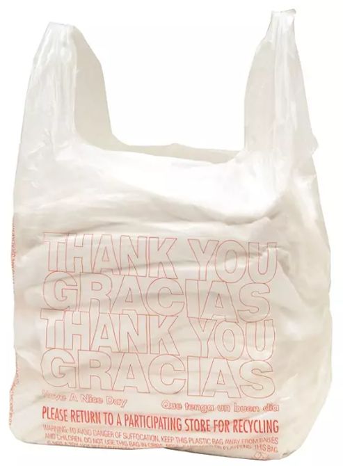 Member's Mark T-Shirt Carry Out Bags (1000 Pcs) - White by Member's Mark - Refurbished - Very Good condition - US$48.98