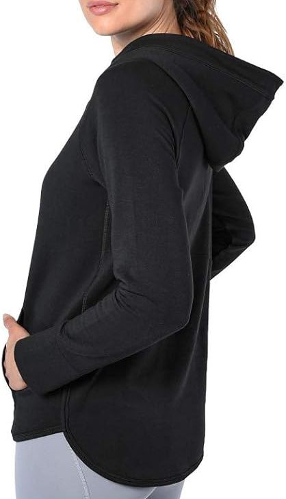 Member's Mark Women's Hooded Soft Modal Top (M) - Black by Member's Mark - Image 2