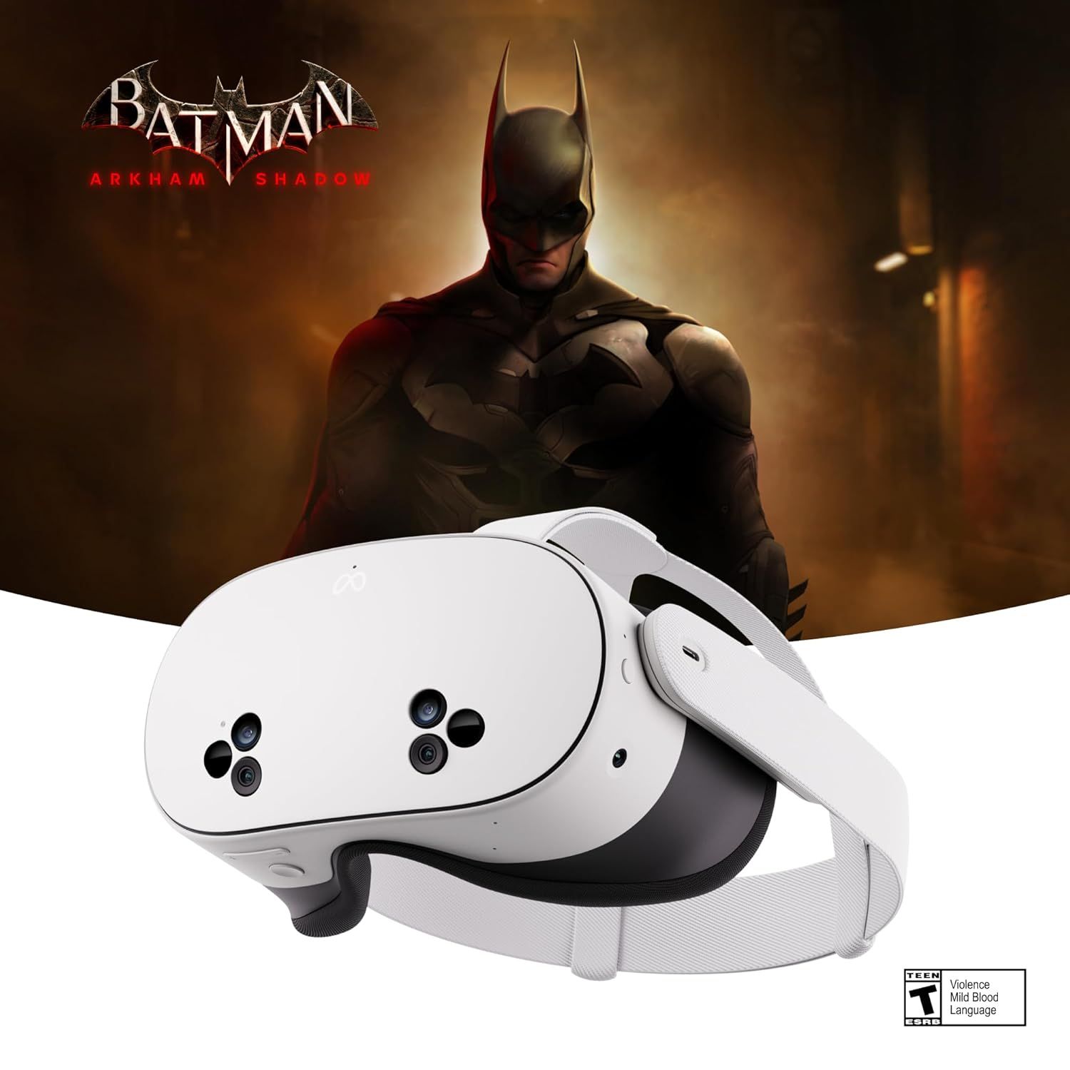 Meta Quest 3s Get Batman: Arkham Shadow and a 3-Month Trial of Meta Quest+ - 256GB - White by Meta - Refurbished - Like New condition - US$475.99