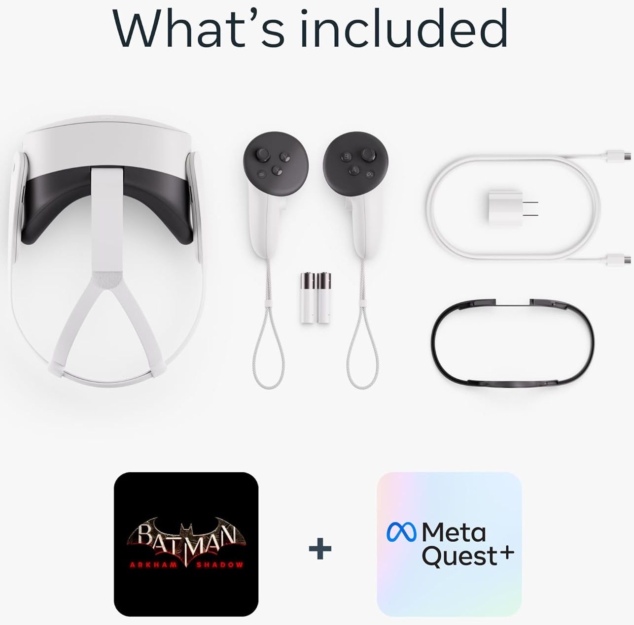 Meta Quest 3s Get Batman: Arkham Shadow and a 3-Month Trial of Meta Quest+ - 256GB - White by Meta - Image 2