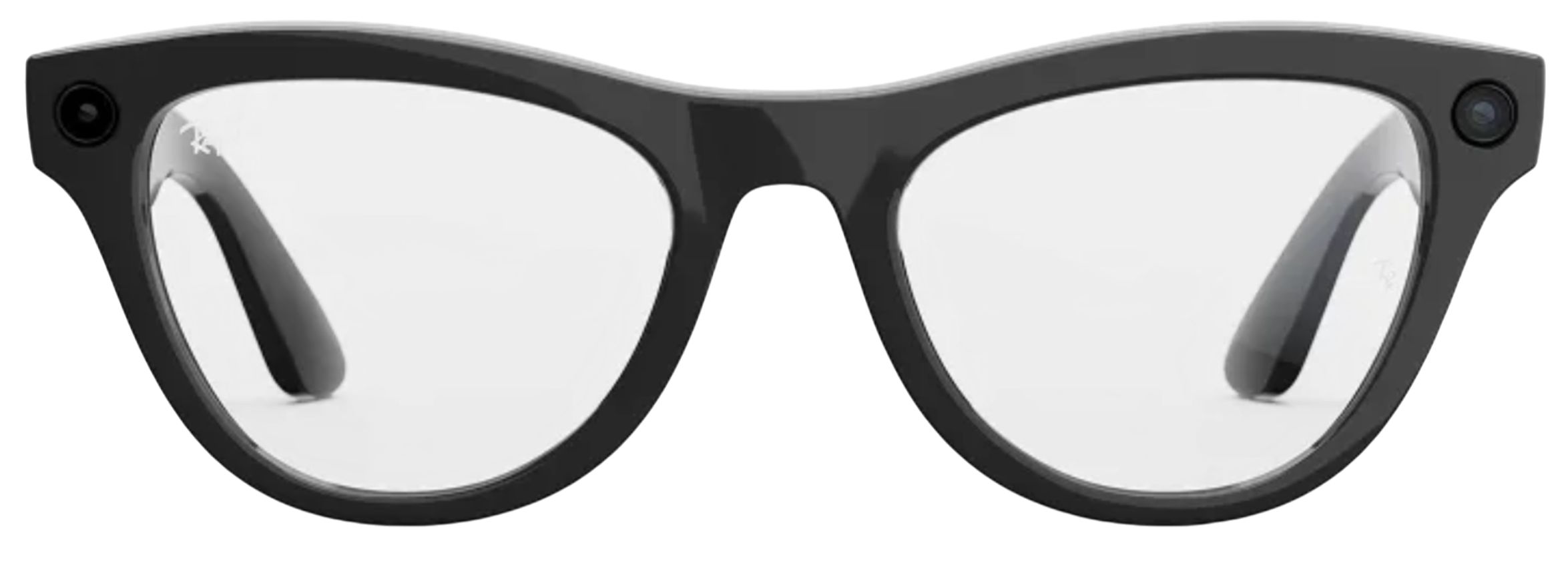 Meta Ray-Ban Meta Skyler (Gen 2) Smart Glasses - Shiny Black + Clear by Meta - Refurbished - Good condition - Image 2