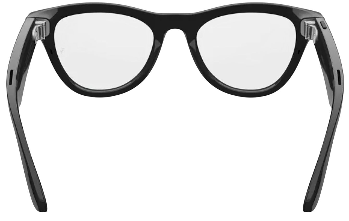 Meta Ray-Ban Meta Skyler (Gen 2) Smart Glasses - Shiny Black + Clear by Meta - Refurbished - Good condition - Image 4