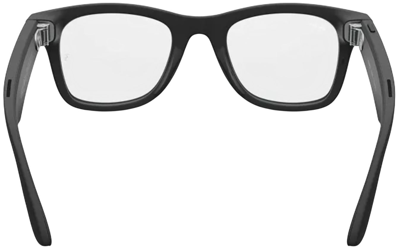 Meta Ray-Ban Meta Wayfarer (Gen 2) Smart Glasses (Standard) - Matte Black + Clear by Meta - Refurbished - Like New condition - Image 4