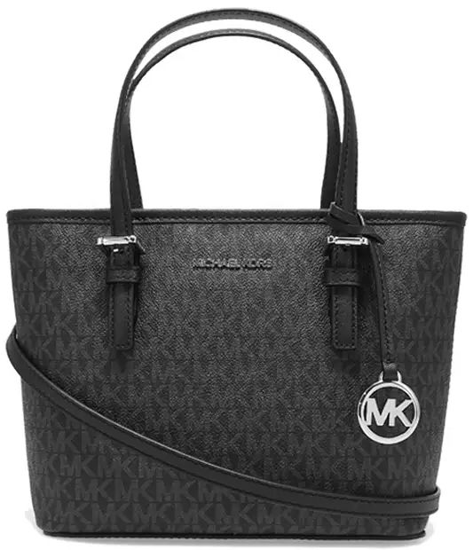 Michael Kors Jet Set Travel Women's Signature Pattern Tote Bag - Black by Michael Kors - Refurbished - Brand New condition - CA$303.98